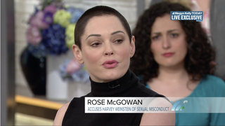 Rose McGowan on Harvey Weinstein's Arrest: 'To See Him in Cuffs...That's a Very Good Feeling'